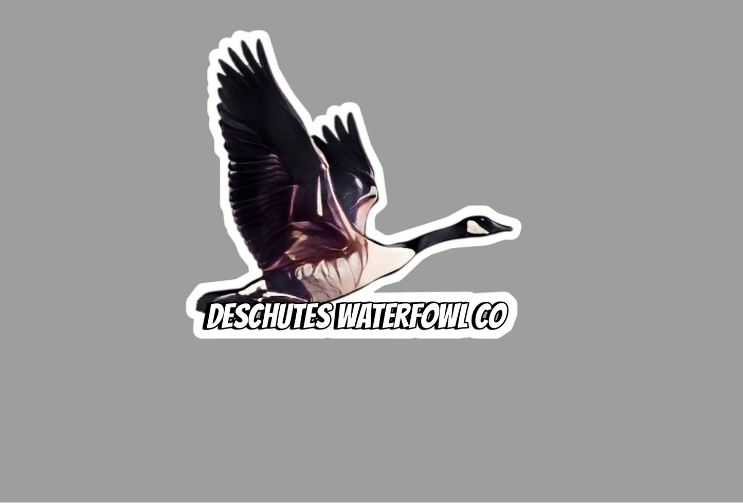 Flying Goose Sticker